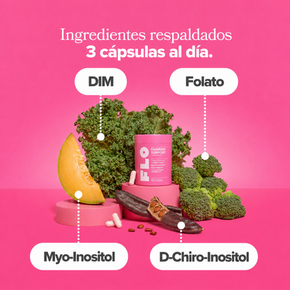 FLO Ovarian Support Cápsulas de Vitaminas