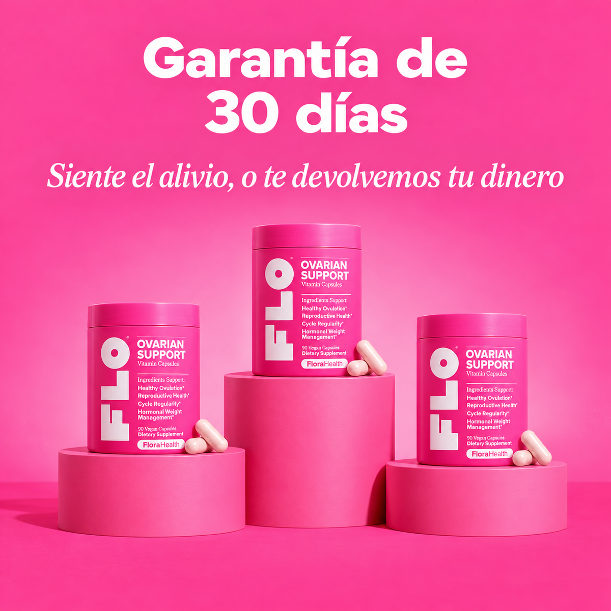 FLO Ovarian Support Cápsulas de Vitaminas