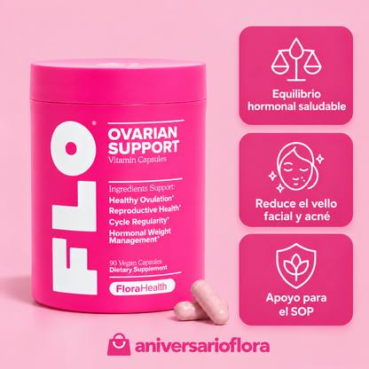 FLO Ovarian Support Cápsulas de Vitaminas